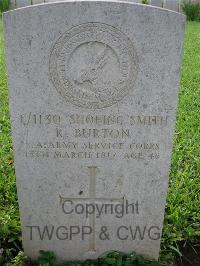 Dar Es Salaam War Cemetery - Burton, R